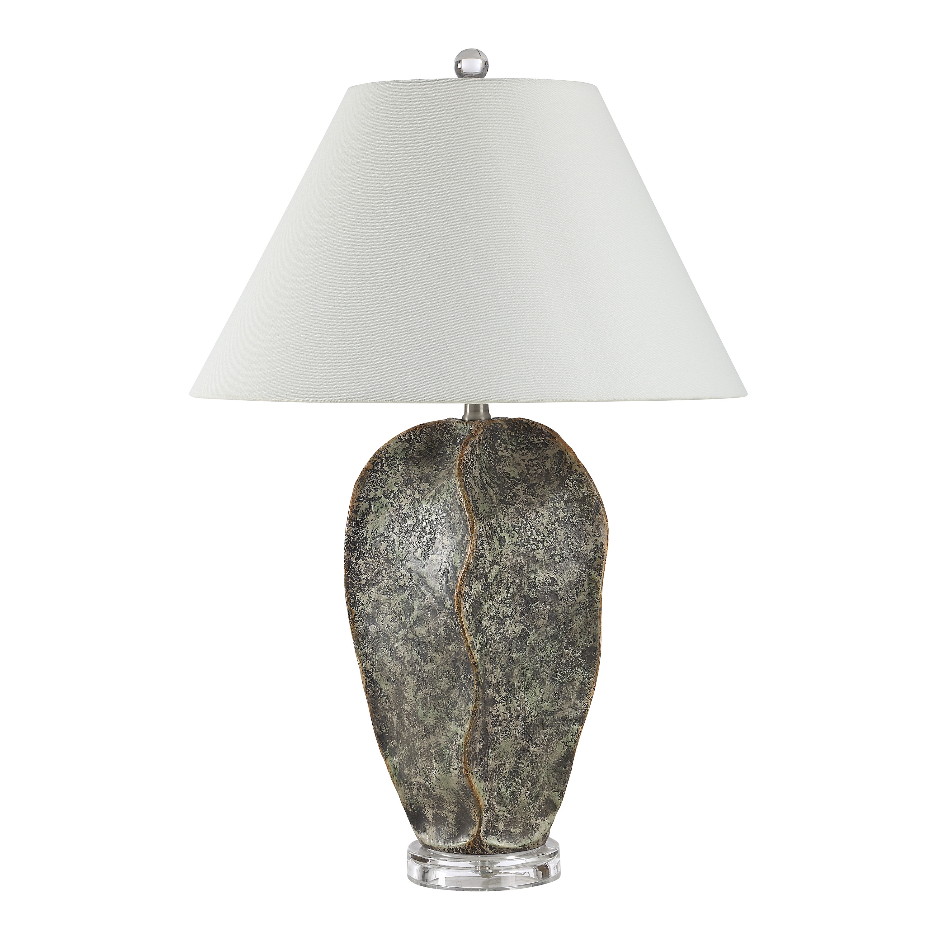 Everren Poppi 27.0" Height Table Lamps, Dark Green