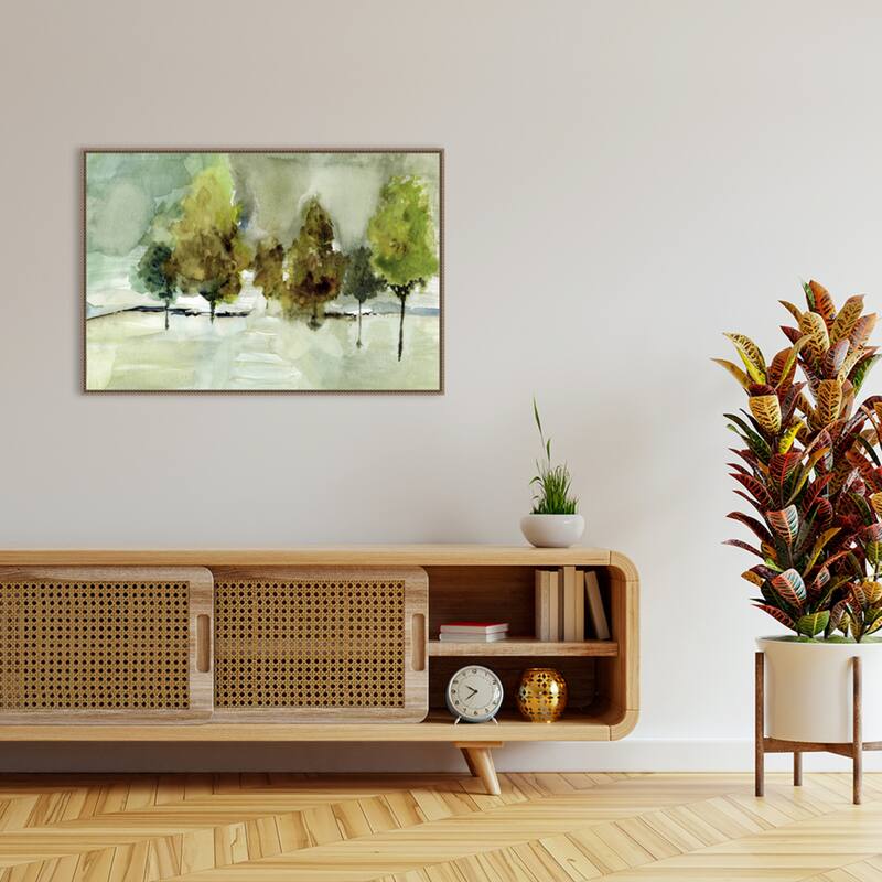 Whispering Woods by Cartissi Framed Canvas Wall Art Print