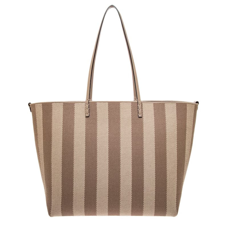 Fendi Large Roll Shopper Bag - Two-tone brown