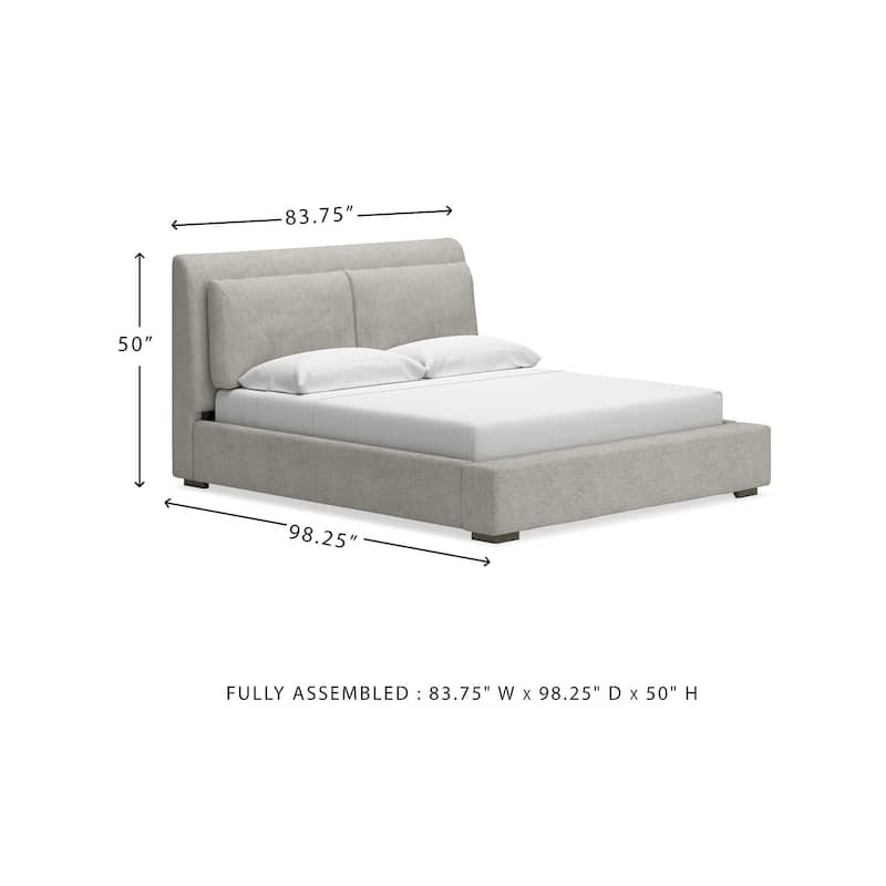 Signature Design by Ashley Cabalynn Brown King Upholstered Bed