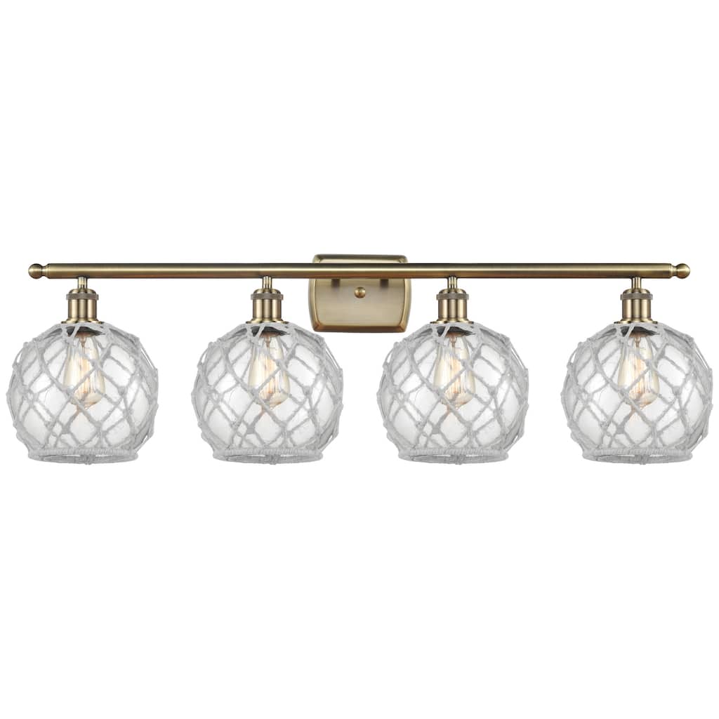 Innovations Lighting 516-4W-11-38 Farmhouse Rope Vanity Farmhouse Rope