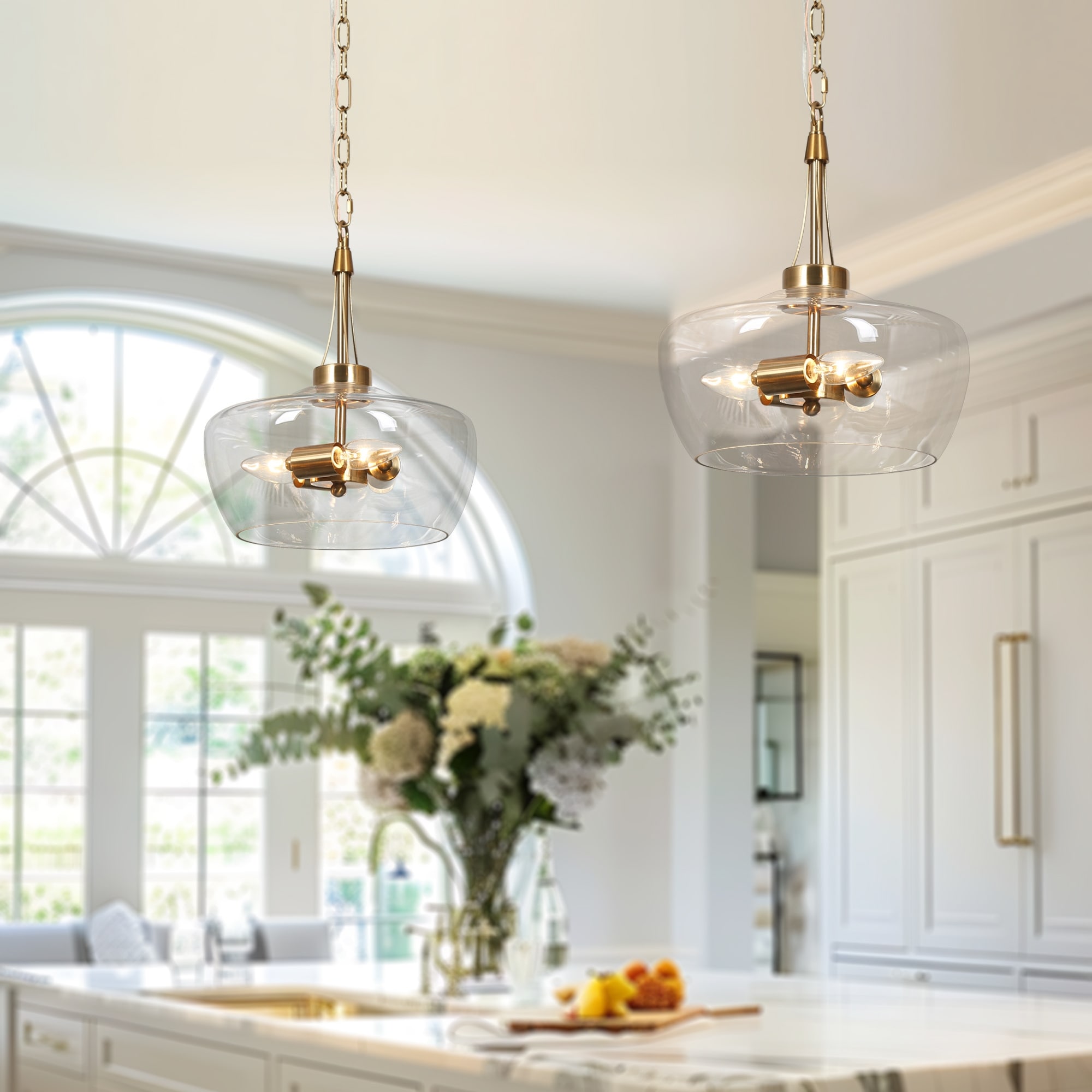 Farmhouse gold chandelier hot sale