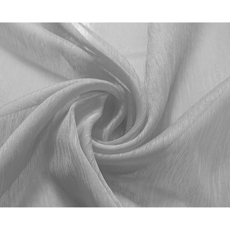 RT Designer Collection Celine Sheer 84 or 90-inch Rod Pocket Curtain Panel