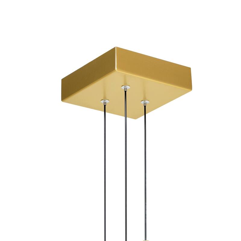 Stagger Integrated LED Brass Mini Pendant