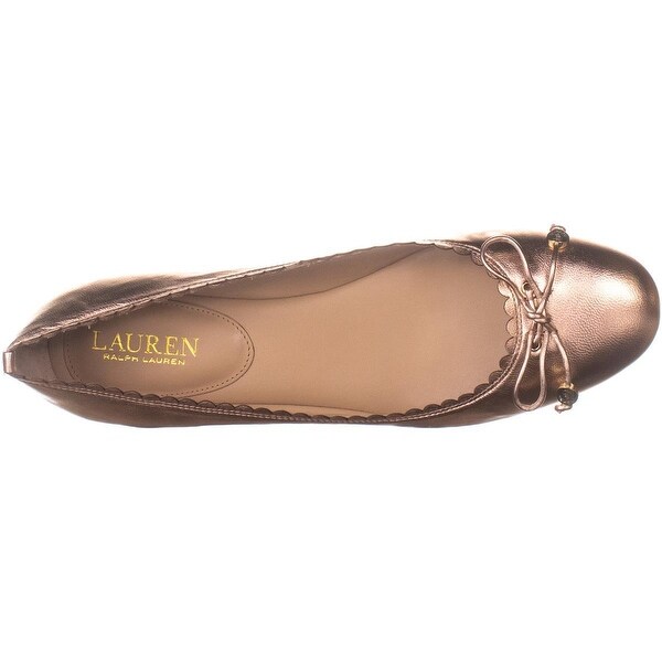 ralph lauren glennie bow flats