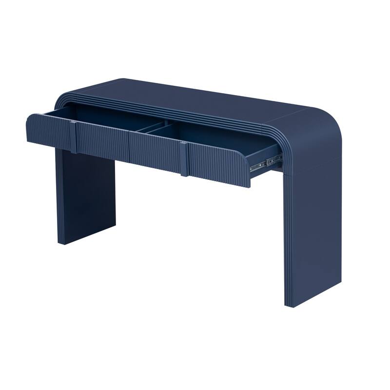 Smooth Surface Entry Table with Adjustable Legs