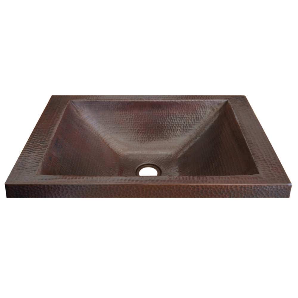 Native Trails Hana 20" Copper Drop In Bathroom Sink