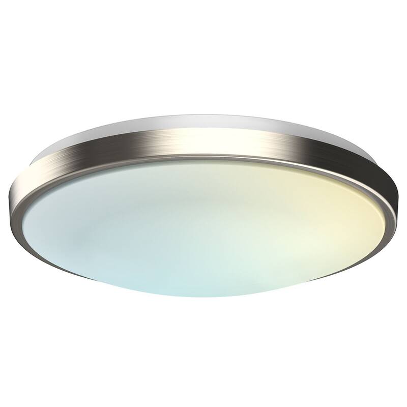 Luxrite Motion Sensor LED Flush Mount Ceiling Light, 11 Inch, 5CCT 2700K-5000K, 16W, 1200LM, ETL - Color Selectable 27K/30K/35K/40K/50K