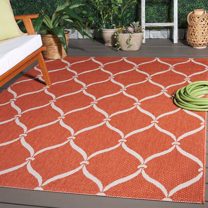 SAFAVIEH Courtyard Liya Indoor/ Outdoor Waterproof Patio Backyard Rug