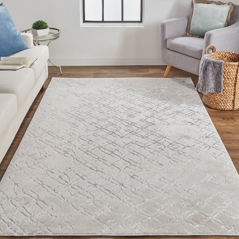 Grand Bazaar Orin Machine Made Distressed Modern Area Rug