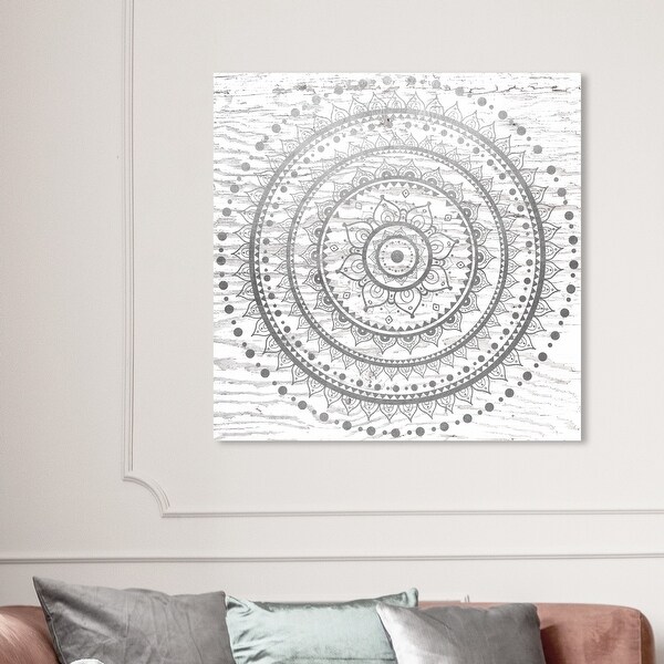 Silver mandala wall art online