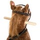 preview thumbnail 10 of 16, Kids Rocking Horse Plush Toy with Realistic Sounds and Red Scarf for Over 3 Years Old Gift