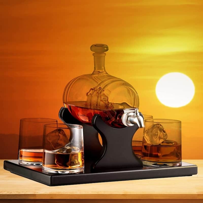 Ship in a Bottle Whiskey Decanter Set Bed Bath & Beyond 39503216