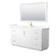 Option White, Gold Trim, Giotto Quartz Top