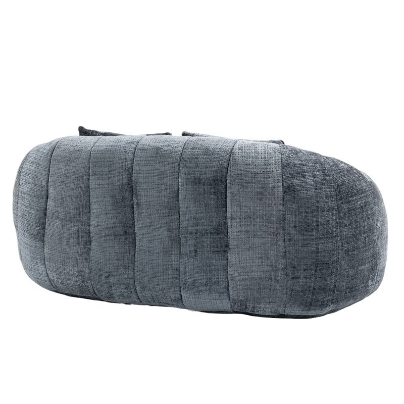 GDFStudio - Laurel Chenille 2-Seater Lazy Sofa with High-Density Foam and Oversized Comfort