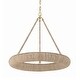 preview thumbnail 1 of 3, Crystorama Lighting Group OAK-7536 Oakley 6 Light 24" Wide LED Ring Soft Gold