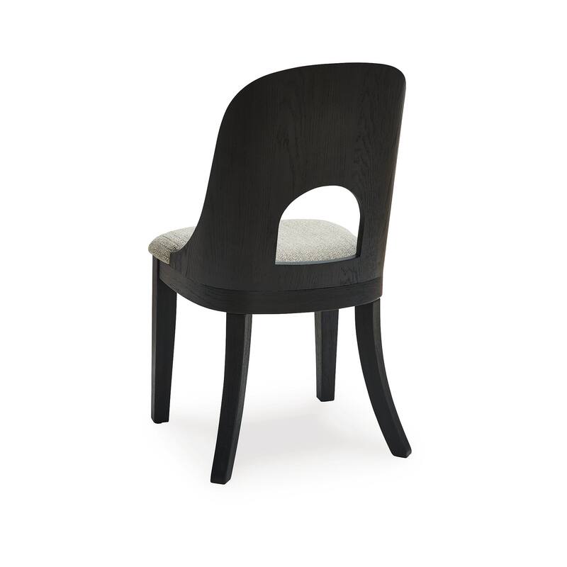 Signature Design by Ashley Rowanbeck Black/Gray Single Dining Chair - 20" W x 23.5" D x 34.5" H