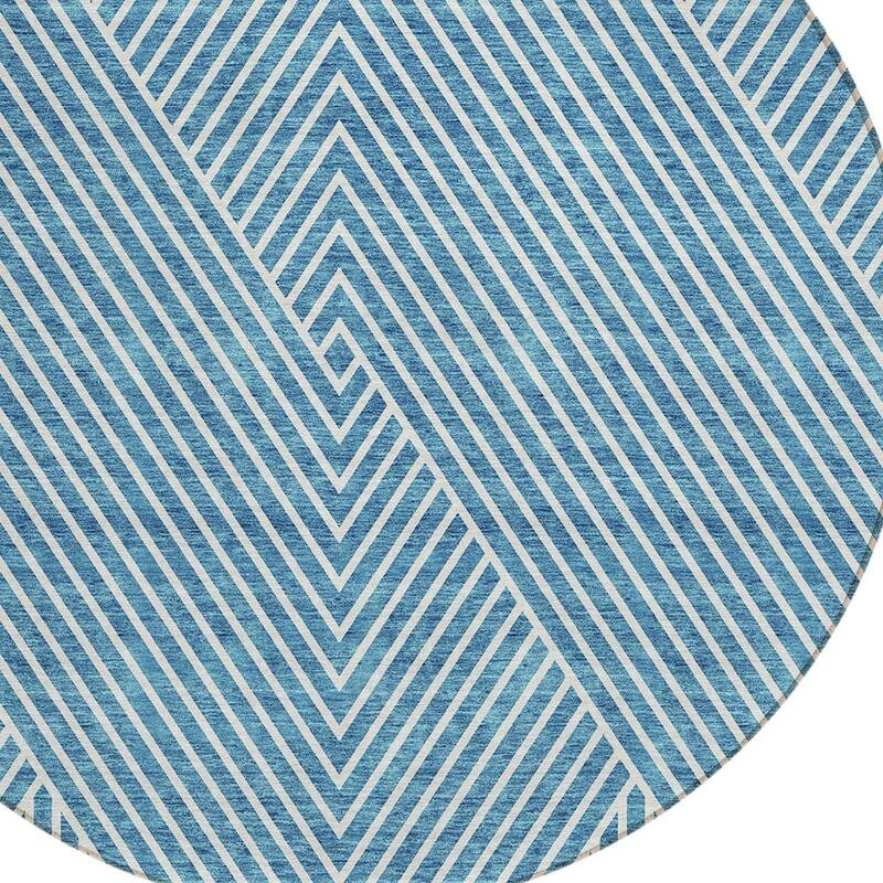 HomeRoots Geometric Transitional Rectangle Outdoor Rug