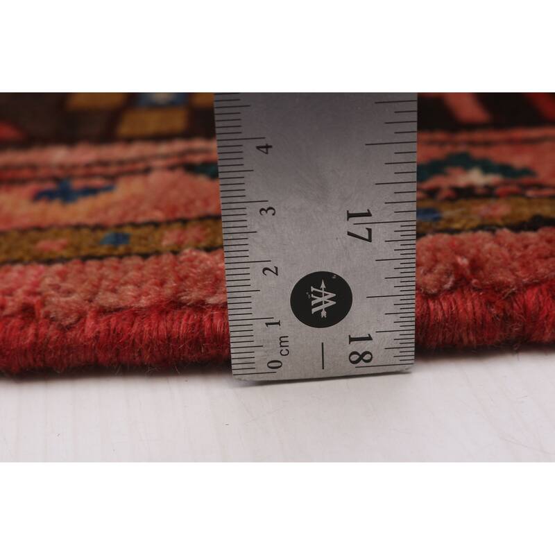 ECARPETGALLERY Hand-knotted Andelz Red Wool Rug - 3'9 x 12'10