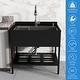 preview thumbnail 10 of 12, Freestanding Laundry Stainless Steel Large Utility Sink Single Bowl - 32*22*40