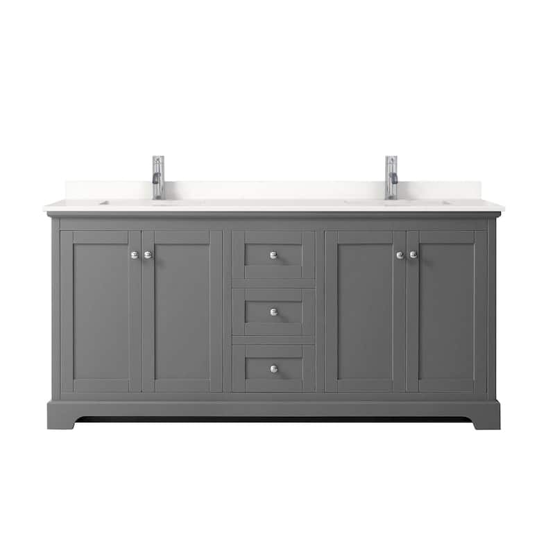 Wyndham Collection WCV232372D-QTZ-UNSMXX Avery 72" Free Standing