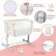 preview thumbnail 18 of 17, Babyjoy 3-in-1 Baby Bassinet Beside Sleeper Crib with 5-Level - See Details