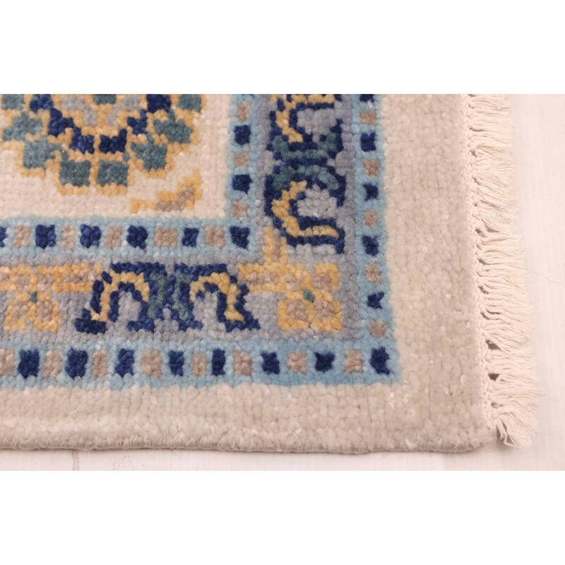 ECARPETGALLERY Hand-knotted Jules Serapi Ivory Wool Rug - 8'0 x 10'0