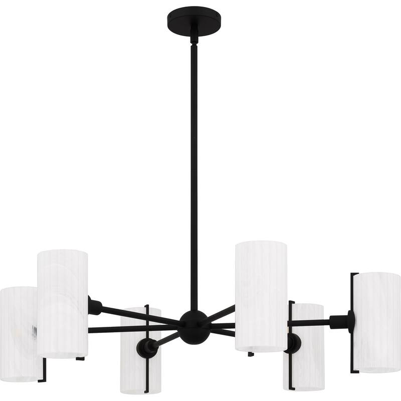 Curran 6-Light Matte Black Chandelier
