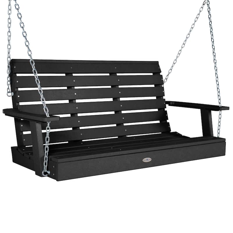 BAHIA VERDE OUTDOORS Riverside Porch Swing 4ft - Black Sand