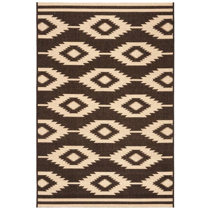 SAFAVIEH Linden Seda Indoor/ Outdoor Waterproof Patio Backyard Rug