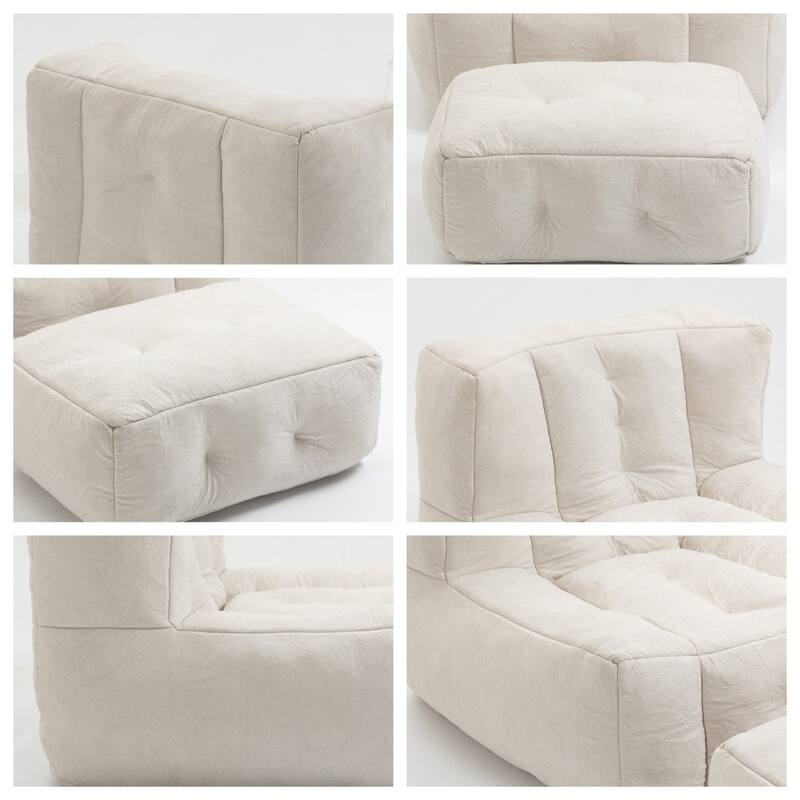 Fluffy Bean Bag Chair Comfortable Bean Bag for Adults and Children