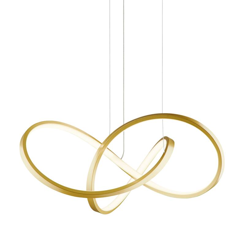 Knotted Integrated LED Dimmable Chandelier