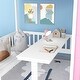 preview thumbnail 37 of 50, Full-Over-Full Bunk Bed with Changeable Table