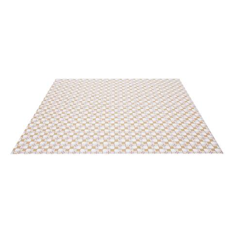 Ray Star PVC Disposable Picnic Mat (Checkered) - 70.9"X78.7"