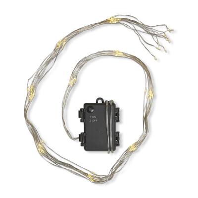 Fairy Cluster LED String Lights - Indoor White Fairy Lights, 39" Height, Perfect for Everyday Decor
