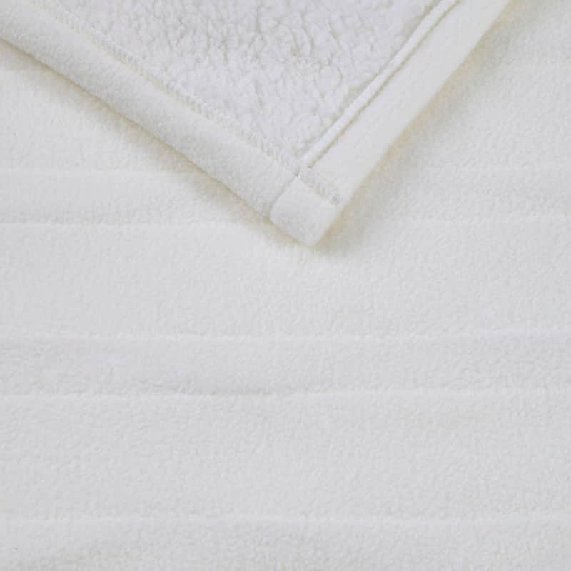 Fleece to Sherpa Heated Throw by Serta