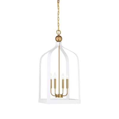 Savoy House 7-7802-4 Sheffield 4 Light 15" Wide Taper Candle Pendant