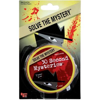 30 Second Mysteries Card Game | For 2+ Players