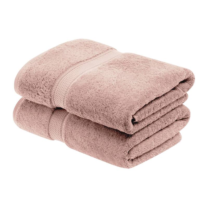 Superior Egyptian Cotton Pile Heavyweight Bath Towel Set of 2