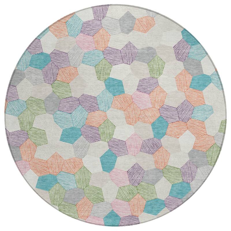 Machine Washable Indoor/ Outdoor Modern Loyd Chantille Rug