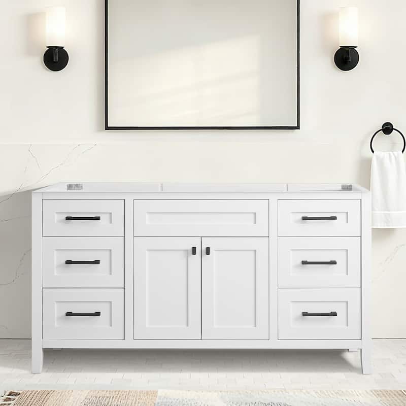 Nephelily 48" 60" 72" Bathoom Vanity Base Only, Easy-to-Install