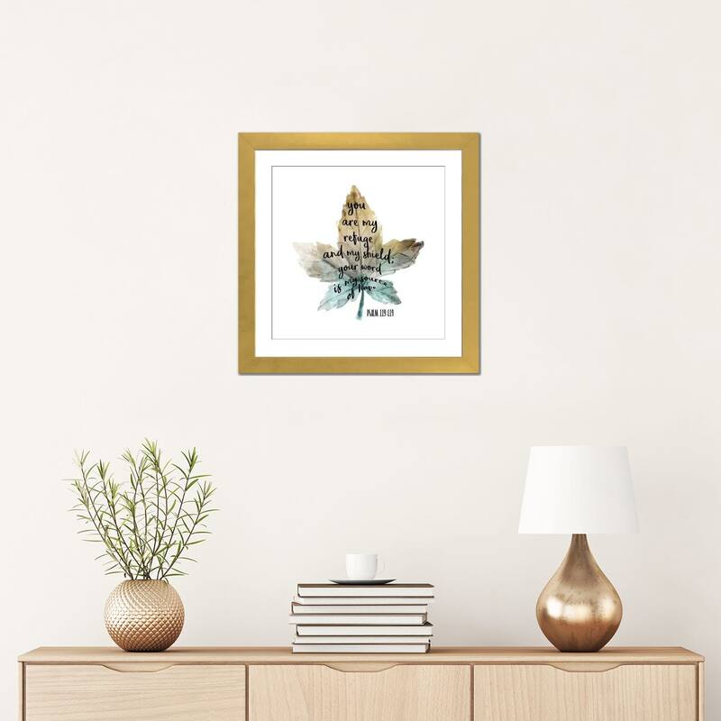 iCanvas "Psalm Leaf I" by Kimberly Allen