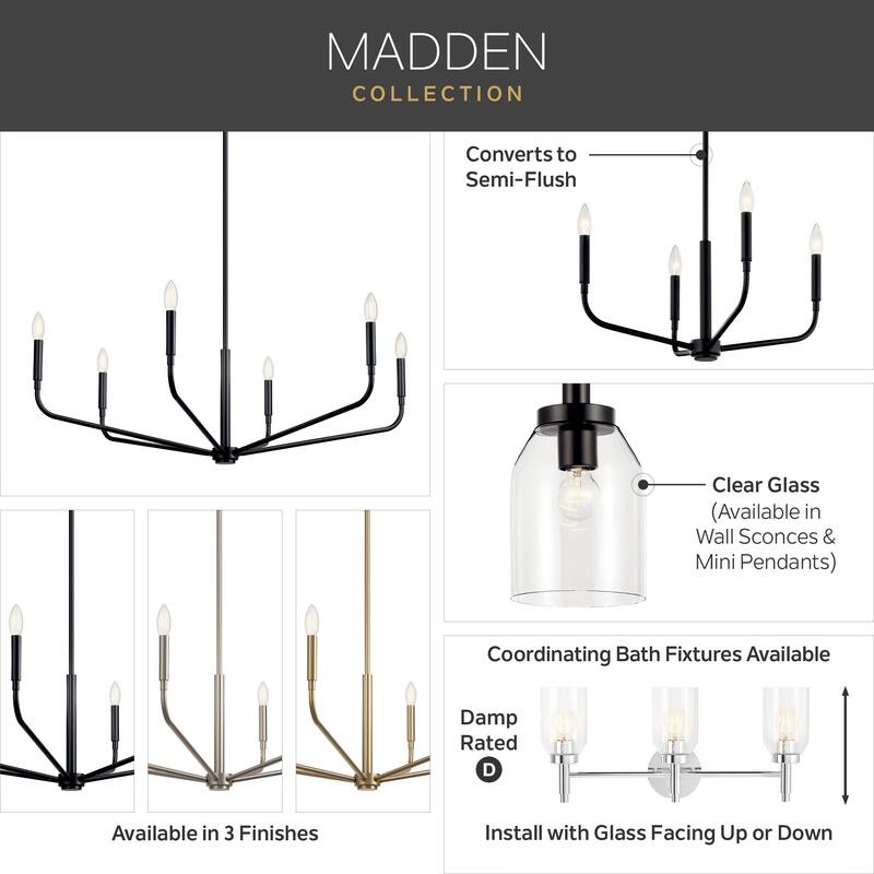 Kichler Lighting Madden 1-Light Mini Pendant Light