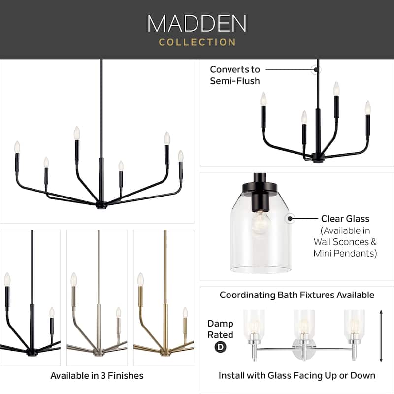 Kichler Lighting Madden Candle Chandelier