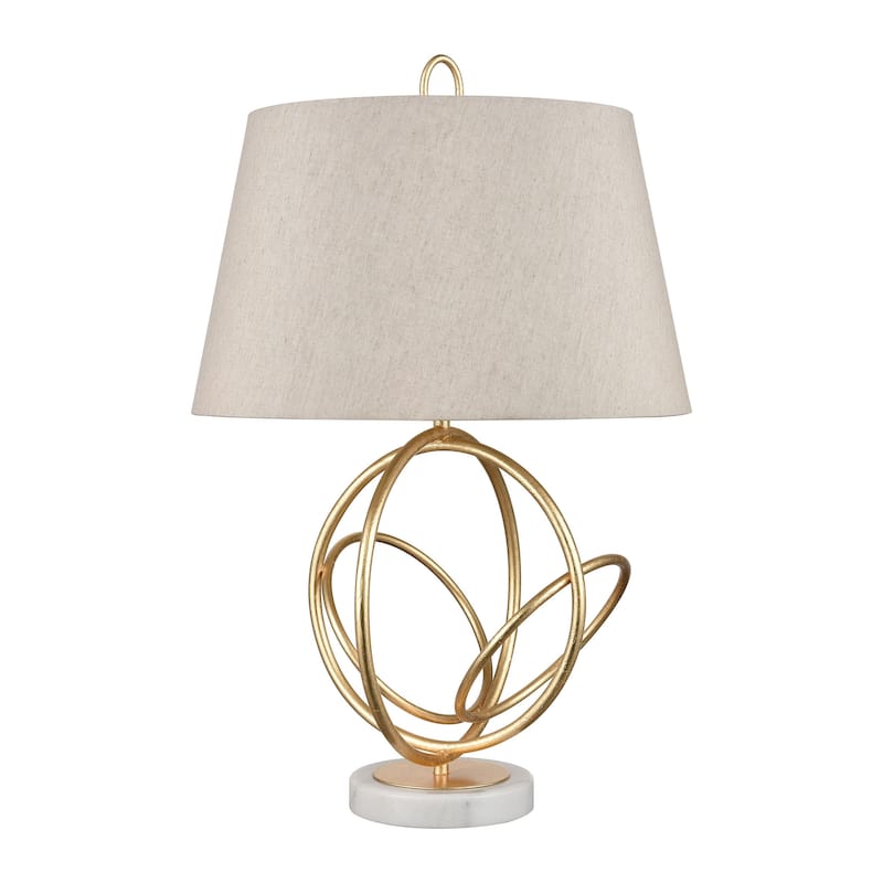 Atlas Lighting Morely 26'' High 1-Light Table Lamp - Gold Leaf - 26 inch High