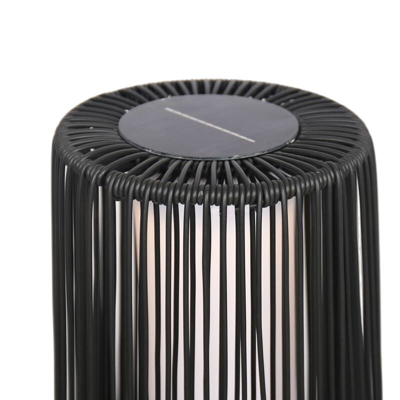 2 Pack Outdoor Patio Rattan Solar Light