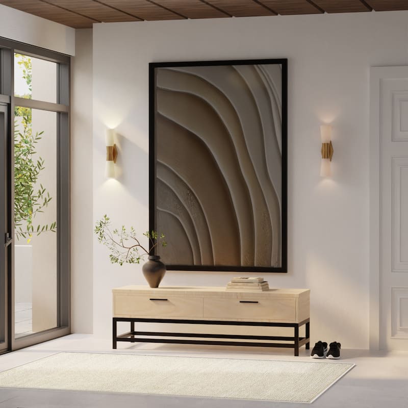 Nourison Natural Jute Indoor only Solid Area Rug