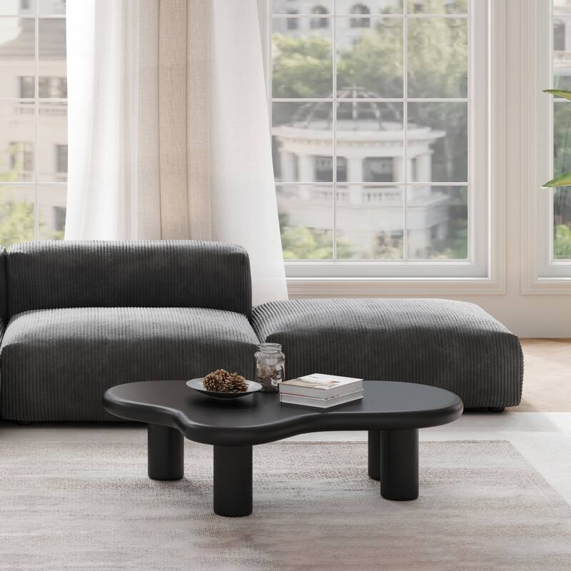 Exquisite Cloud-Shaped Modern Creative Coffee Table with Four Leg