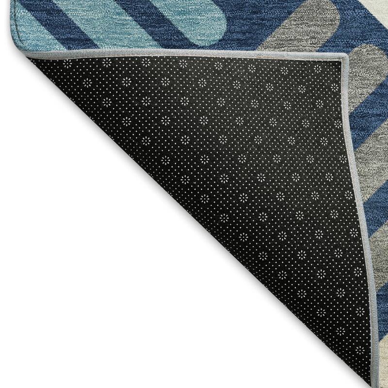 Machine Washable Indoor/ Outdoor Modern Weave Chantille Rug