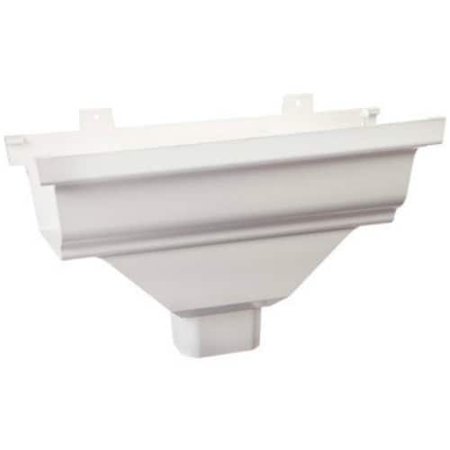 Shop Genova Aw104 Duraspout Gutter Drop Outlet 2 X 3 White Vinyl Overstock 20048680